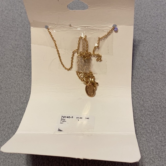 Claire's Letter A Necklace - Picture 3 of 4